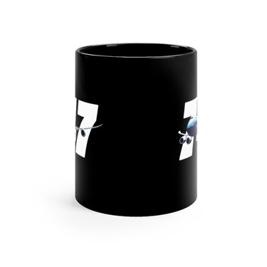 BOEING 747 DESIGNED MUG Printify